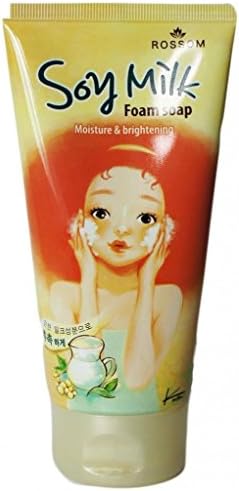 Soy Milk Foam Milk Facial Cleanser Face Wash Foaming Cleansing Sensitive Skin 150ml Milk ROSSOM