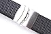 22mm Black Silicone Rubber Sport Diver Watch Band Strap rd2205
