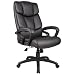 Boss B8701 Executive Leather Chair, Black