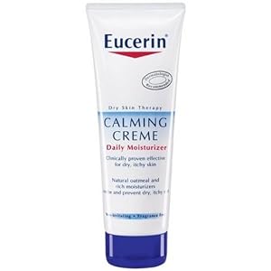 Eucerin Dry Skin Therapy Calming Creme, 8-Ounce Tubes (Pack of 3)