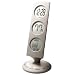 Bedol Three Tier World Time Clock/13 time zones/Silver