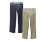 Girls' Uniform Flat-Front Pants