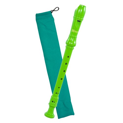 Color Beginner/School Soprano Recorder Green 301GR