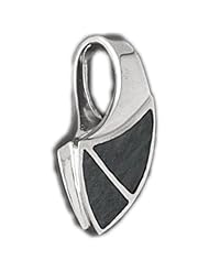 Clevereves 14K White Gold Created Opal Pendant 8.4 - Gram(s)