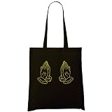 Praying Hands Organic Fashion Tote