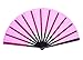 Chinese Nylon-Cloth Fan for Ladies (Hot Pink)