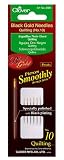 Black Gold Quilting Needles - Size 10 6/Pkg