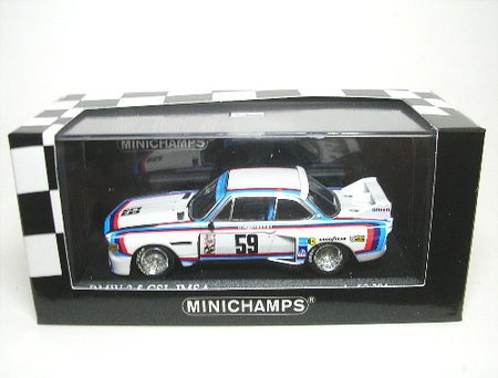 【MINICHAMPS/ミニチャンプス】1/43 BMW 3.5 CSL IMSA GREGG/REDMAN デイトナ24時間 1976 優勝