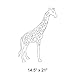 My Wonderful Walls Giraffe Wall Mural Stencil