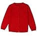 ASHERANGEL Little Girls Basic Crew Neck Solid Fine Knit Cardigan Sweaters