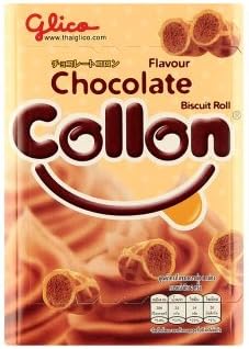 Glico collon chocolate Flavoured Biscuit Roll 54g