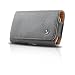 Premium Black Leather Horizontal Carrying Pouch Case for T-Mobile Samsung Galaxy S II