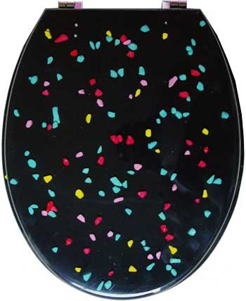 Puregadgets puregadgets moon rock bathroom wc luxury toilet seat 10068