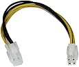 StarTech.com 8-Inch ATX12V 4-Pin P4 CPU Power Extension Cable (ATXP4EXT)