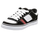 Osiris Men's Chino Low Sneaker,Black/White/Red,9 M