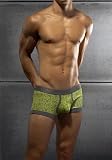 C-in2 Brazuca Low No Show Army Boxer-Brief with Sling Support for Men - Green