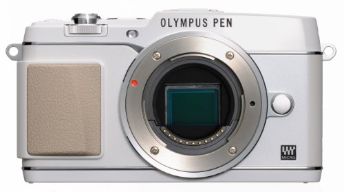 Olympus E-P5 16.1MP Compact System Camera with 3-Inch LCD- Body Only (White) On Sale
