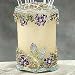 Classic Hummingbird Floral Decoration Cosmetic Brush Holder Container