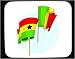 Mouse Pad with flags, international, Guyana