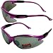 PINK Cougar FLASH SMOKE MIRROR Lenses Women's Safety Glasses