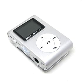 4GB SILVER MP3 USB ATLANTIC CROSS STYLE SHUFFLE CLIPZ LCD SCREEN MP3 PLAYER CLIP FM RADIO LIMITED EDITION