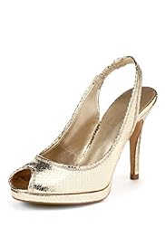 Limited Collection Peep Toe Stiletto Heel Slingback Shoes