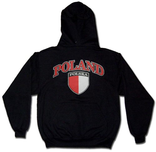 Poland Soccer Hoodie, Polska Football Sweatshirt, International Soccer Sweatshirts