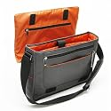 ASUS N50Vn-C1S 15.4-Inch Laptop Classic Full Flap Messenger Bag with Multi Pockets - Grey