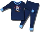 Little Officer Teddy Bear Police Dept thermal underwear for toddlers