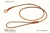 Leather Braided Loop Lead 2' Thin