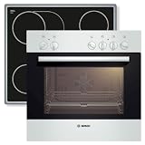 Bosch HND1022 Einbauherd-Set / A / 58 L / Hei&szlig;luft, Ober-/Unterhitze, Grill