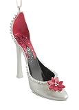 Sex And The City Silver and Pink High Heel Shoe Christmas Ornament