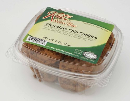 Katz Gluten Free Chocolate Chip Cookies 6 Oz. Kosher.