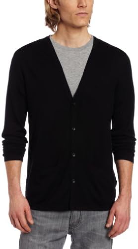 Calvin Klein Sportswear Men's Slim Fit Silk Cotton Cardigan Sweater