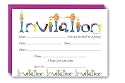 Mermaid Party Invitation - pack of 10