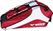 VICTOR Sporttasche Multithermobag 9033, rot/weiß/schwarz, 75 x 34 x 32 cm, 903/5/3