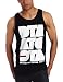 DTA SECURED BY ROGUE STATUS Men's Dta Block Tank Top, Black/White, Medium