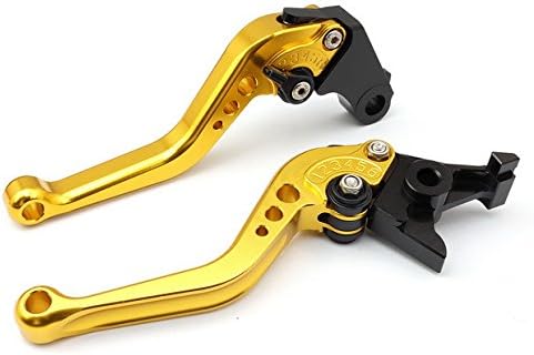 Brake Clutch Levers For Yamaha YZF R6 2005-2012 YZF R1 2004-2008 Gold CNC Short 146mm