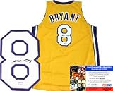 Kobe Bryant Autographed / Signed Los Angeles Lakers Home Swingman Jersey (PSA/DNA)