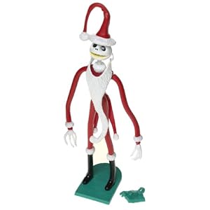 NECA Tim Burton's The Nightmare Before Christmas Limited Edition Bendable Figure Jack Skellington (Santa)