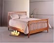 Augusta I Full Size Bed With Bed Rails in Autumn Finish By Fashion Bed Group