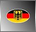 Germany Coat of Arms with German Flag Logo Insignia Vinyl Decal Bumper Sticker 3
