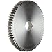 Boston Gear GA49 Plain Change Gear, 14.5 Degree Pressure Angle, 20 Pitch, 0.625" Bore, 49 Teeth, Steel