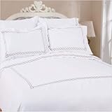Barcelona Duvet Cover Set in Ice Blue Size: King