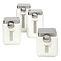Square 4-pc. Canister Set - White