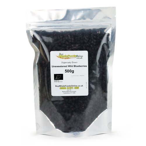 Organic Wild Blueberries Unsweetened 500g Organic Wild Blueberries Unsweetened 500g picture