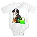 Onesie with teapot, dog, puppy