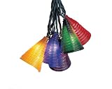 Bethlehem Lighting Spiral Multi-Colors Cone 10-Cone Light Set