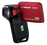 Sanyo Xacti VCP-CA9 GX High-Definition 720p Waterproof Camcorder, 9 MP, 5x Optical Zoom Dual Camera (Red)