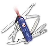 Victorinox Swiss Army Midnite MiniChamp Pocket Knife (Translucent Sapphire)